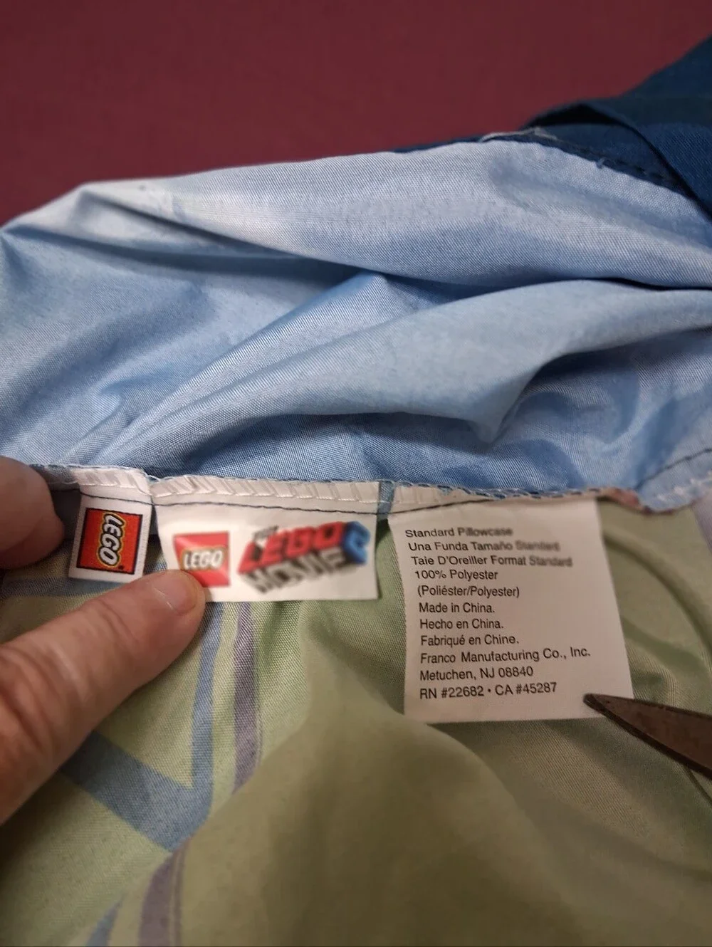 The Lego Movie Rex-treme Standard Size Pillowcase.